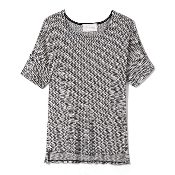 Vince Camuto Slub Knit Metallic Top - Picture 1 of 3
